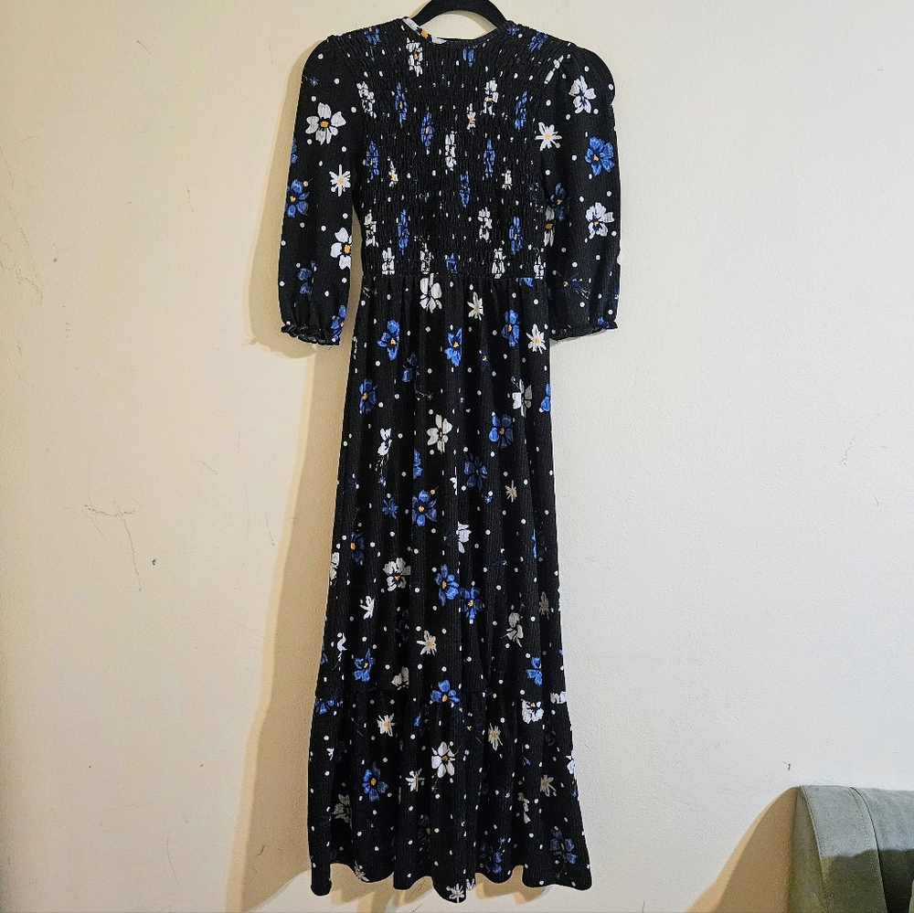 Seal Floral Prairie Maxi Dress